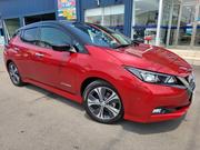 Nissan Leaf S 2018 Burgundy for sale