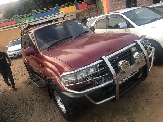 Toyota Land Cruiser 1996 Red